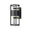 Z-Lite Luca Outdoor Wall, 2-Light, 5.75 In.W x 6.25 In.L x 12 In.H, Black/Etched 517S-BK-LED - alternate 1